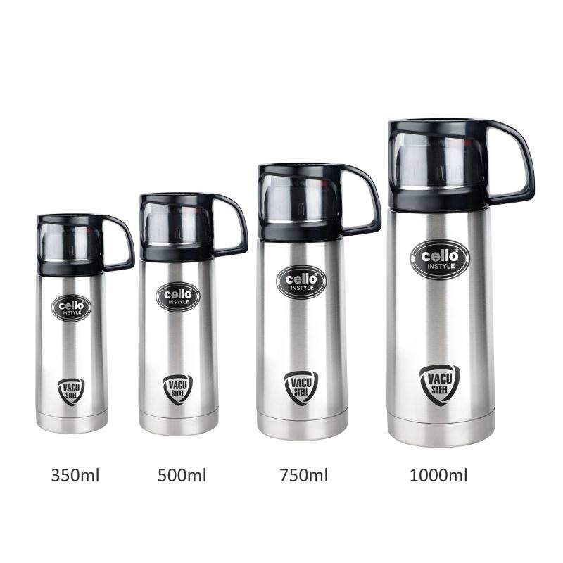 Cello Instyle Cello Thermosteel Flask 500ml Cello Instyle Vacusteel Flask  (Silver, 350 Ml) In Chennai At