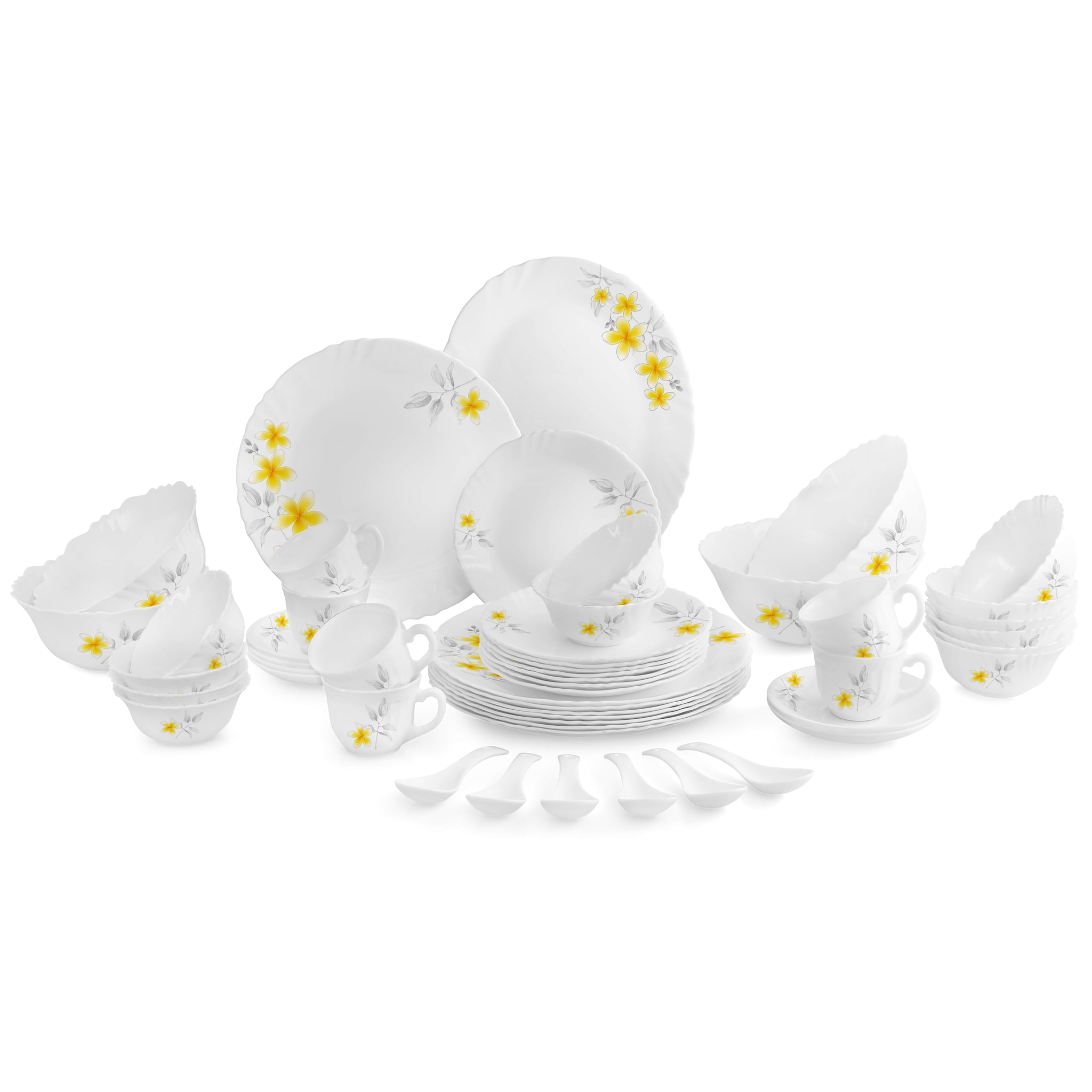 Opalware Dazzle Cello Opalware Dinner Set 45 Pieces Cello Imperial