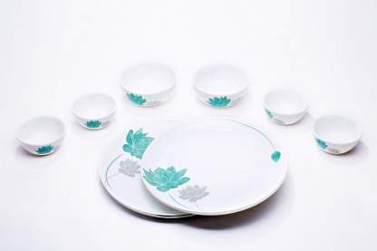 Cello Royale Dinner Set 10pcs Pack of 10 Dinner Set (Opalware