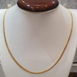 Chain Plain 22inch Pure Gold 22k Hallmark in Ludhiana at ₹ 62,003