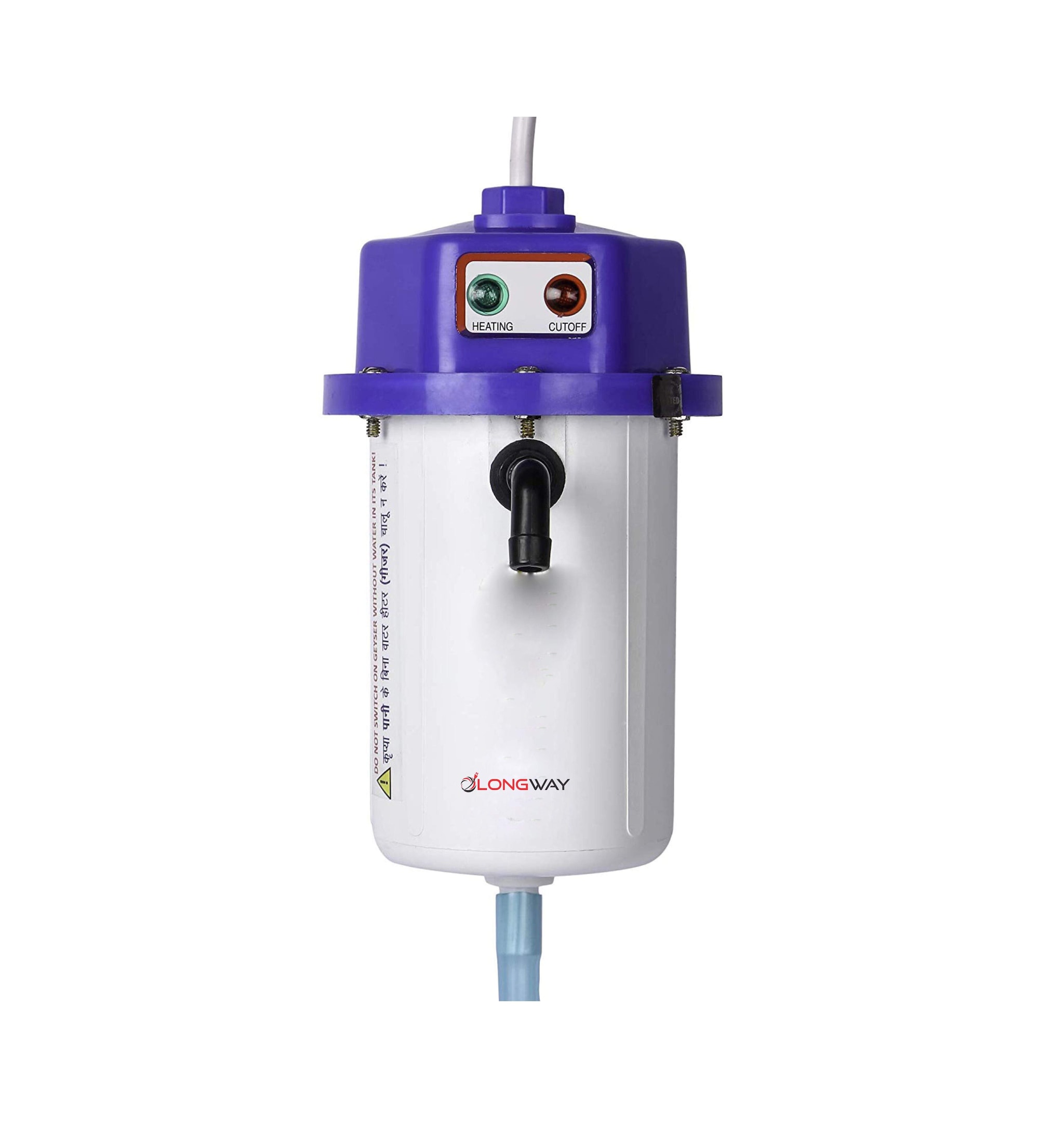 Portable Geyser Water Heater Ltr Longway CHAMP Instant Portable