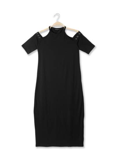 Chemistry Cold Shoulder Dress (Black) in Mumbai at ₹ 1,973