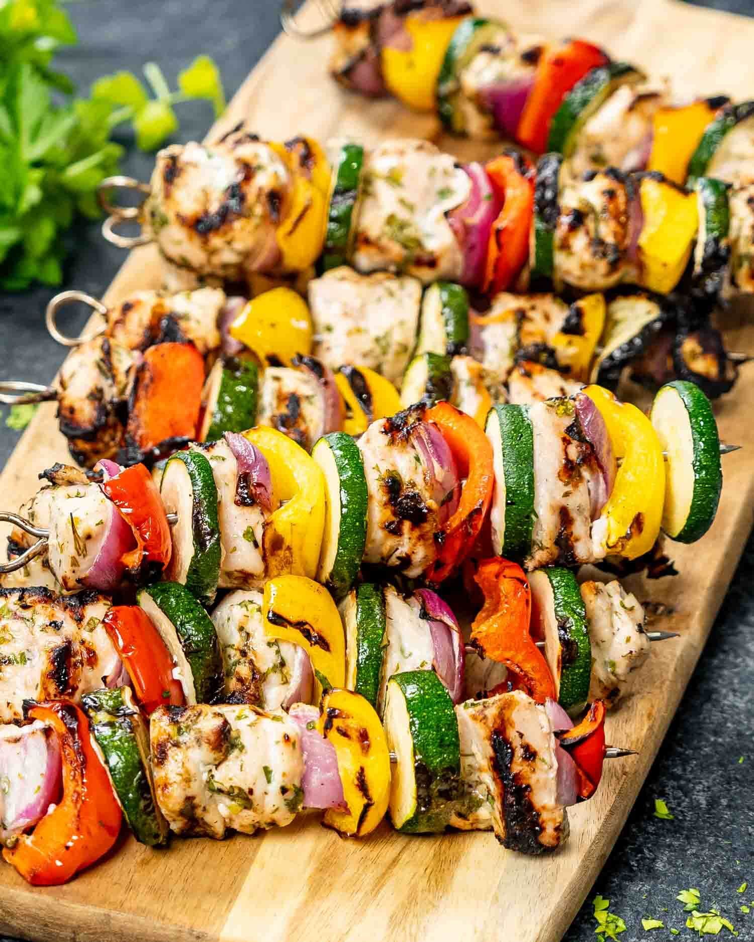 Chicken Skewers Shish Marinade Mediterranean Chicken Easy