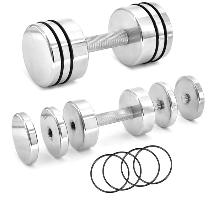 Alloy Steel Chrome Dumbbell For Home Gym 10 Kg in Madurai at