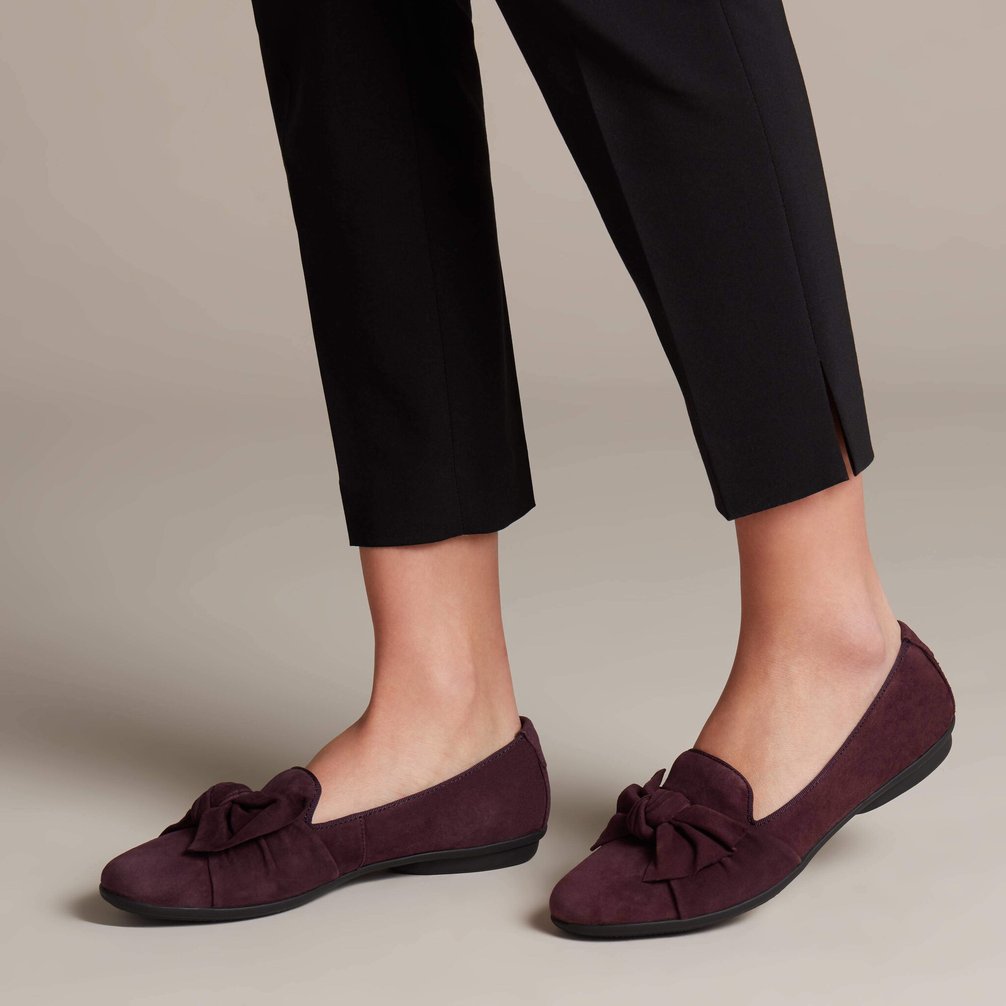 clarks gracelin jonas suede ballet flats