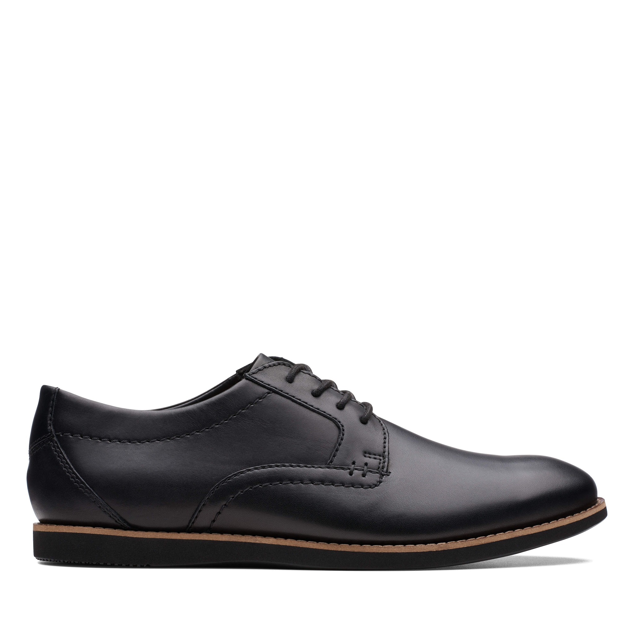 Clarks Raharto Plain Black Leather Mens Shoes in Sangli at 5 699 5 999 by Shankar Footwear Justdial