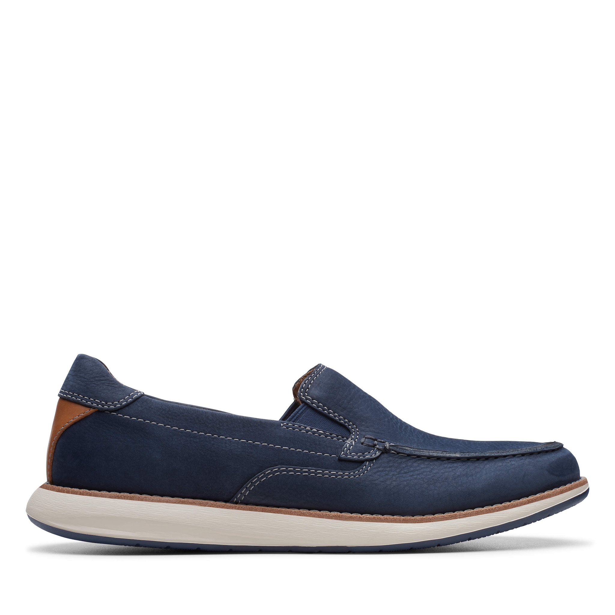 navy nubuck clarks