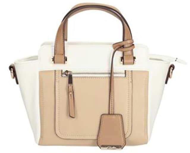 Buy Clarks Mai Rose Tan Combination Leather Women Hand Bag  display picture 1