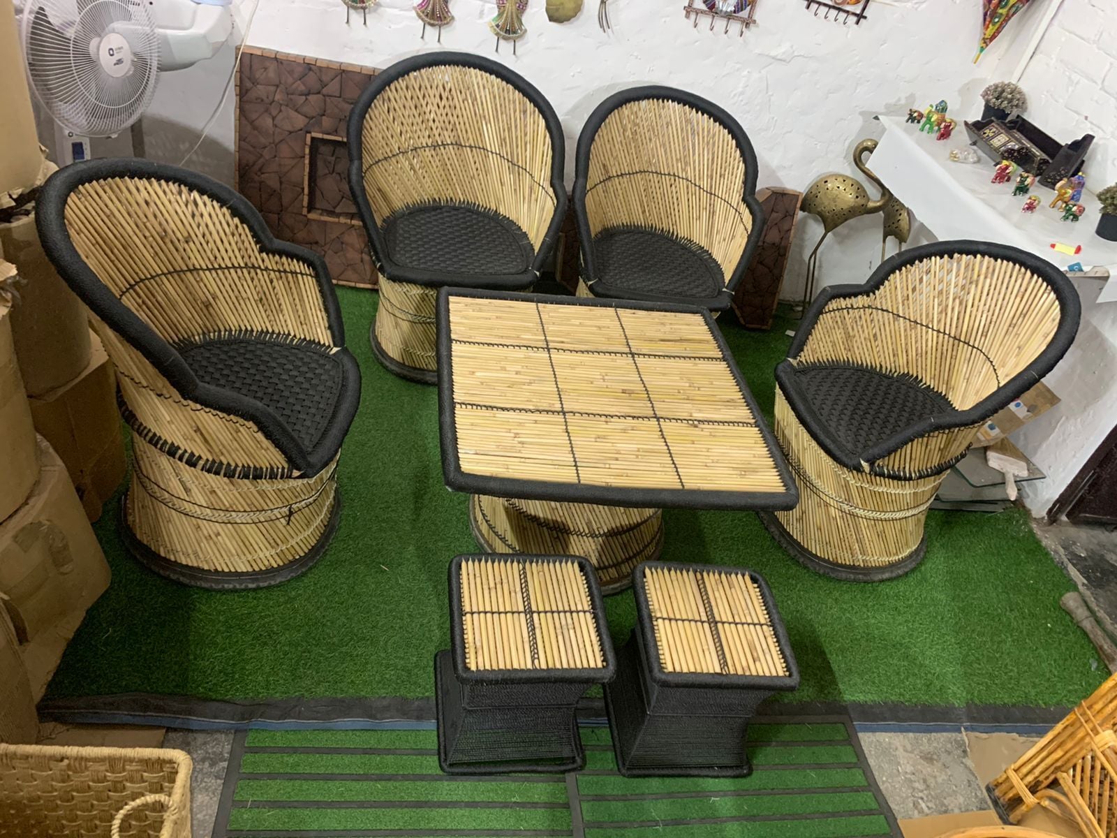 Classic Cane Bamboo Furniture in Delhi at ₹ 9,950 Set by