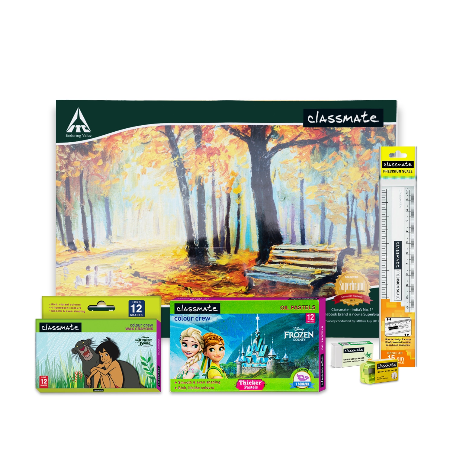 Classmate Colour Fun Combo-7Pieces in Bikaner at ₹ 95 ₹ 99 by