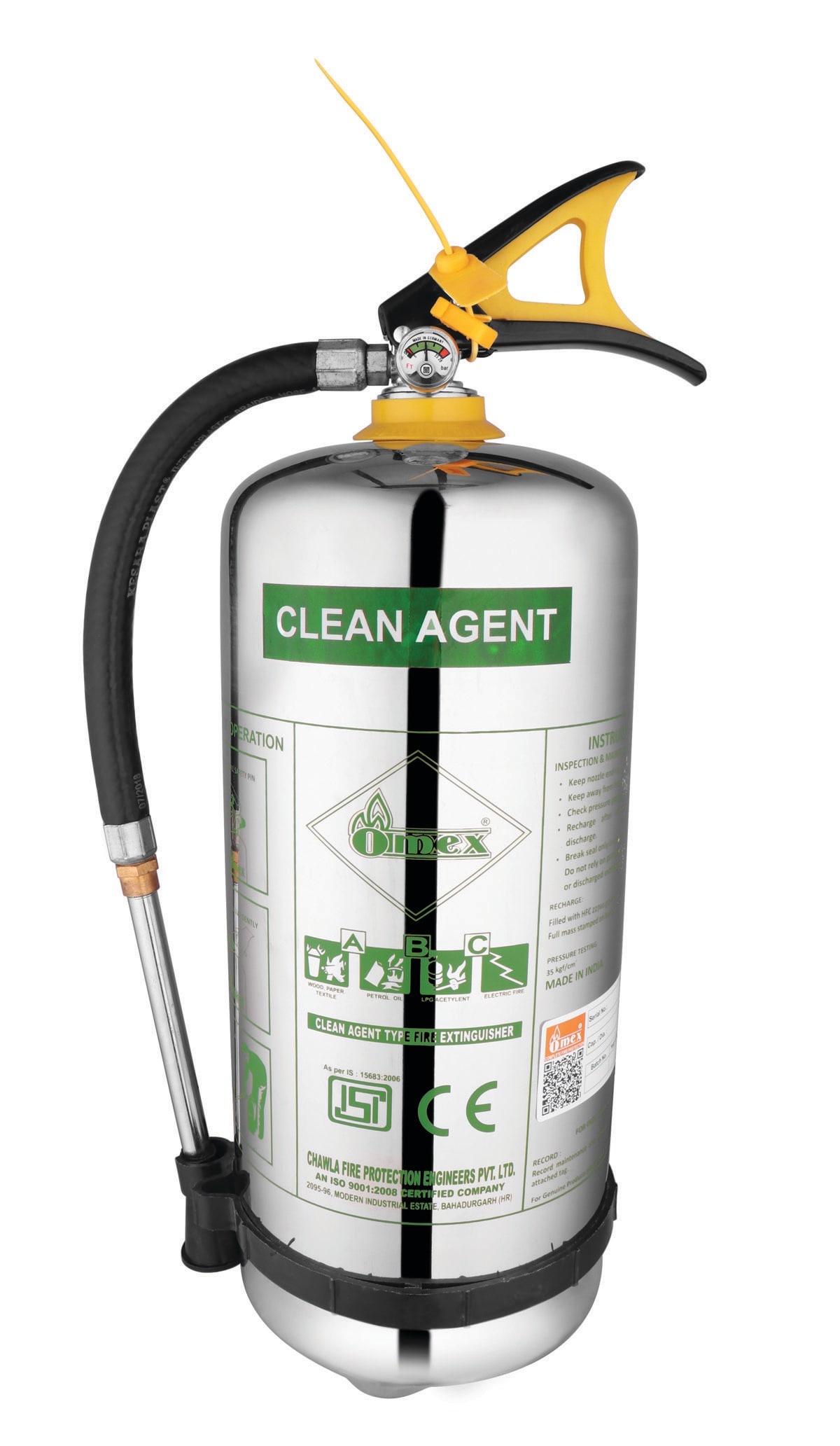 Omex Clean Agent Type Fire Extinguishers in Bangalore at ₹ 5,000 - ₹ 5 ...