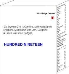 Co-Enzyme-Q10 L-Carnitine Methylcobalamin Lycopene Multivitamin with DHA L-Arginine  and Green Tea in Howrah at ₹ 380 / Cpsl by Akshar Molecules