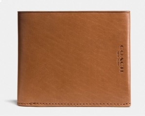 coach water buffalo wallet