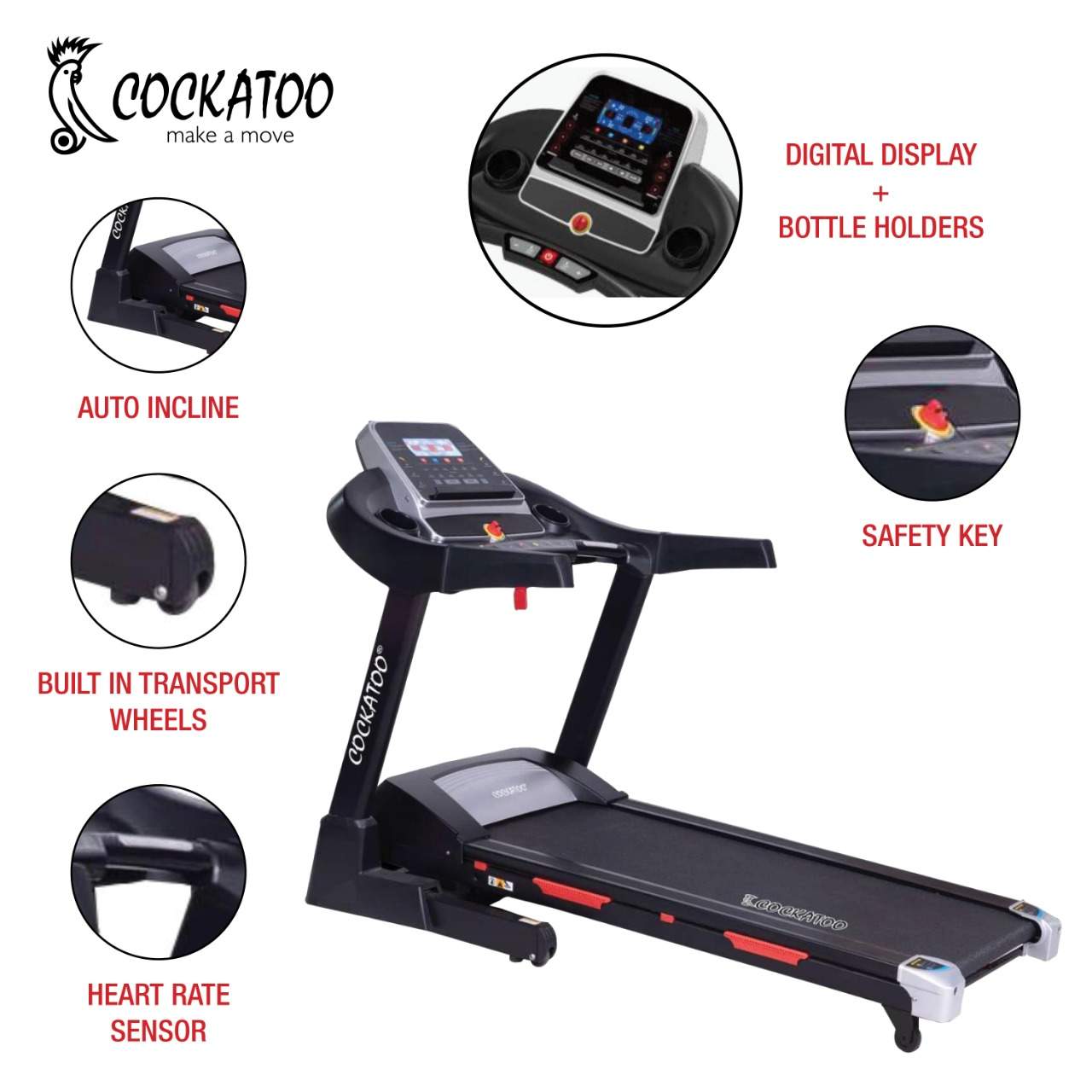 Gym Equipment Cockatoo Treadmill Website Cockatoo Motorised