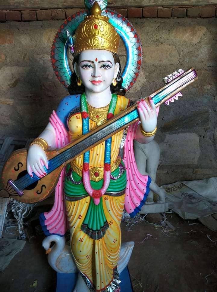 Colorfully Standing Murti Of Devi Saraswati in Alwar at ₹ 25,000