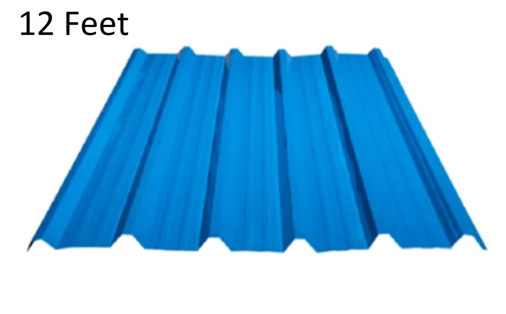 Colour Coated Gi Roofing Sheet Blue 12 Feet in Nalanda at ₹ 600