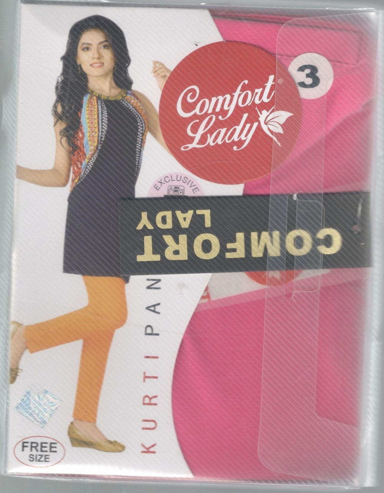 Comfort Lady Kurti Pants Size Free Col 176 Dark Orange in Surat at 479 499 by The Fashion Mart Justdial