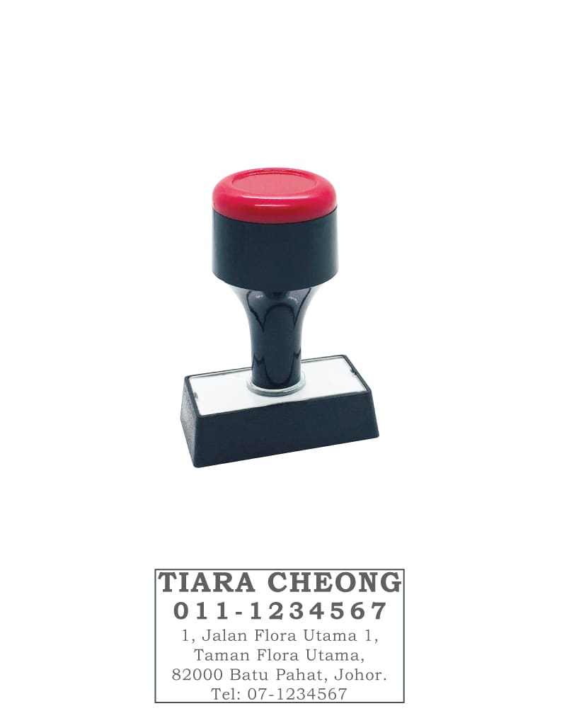 Computerized Rubber Stamp Denote Special Handling For Documents in