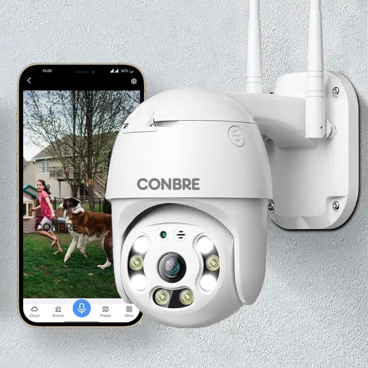 Hire Portable Cctv Conbre LoopXR V380 Pro Outdoor Smart WiFi
