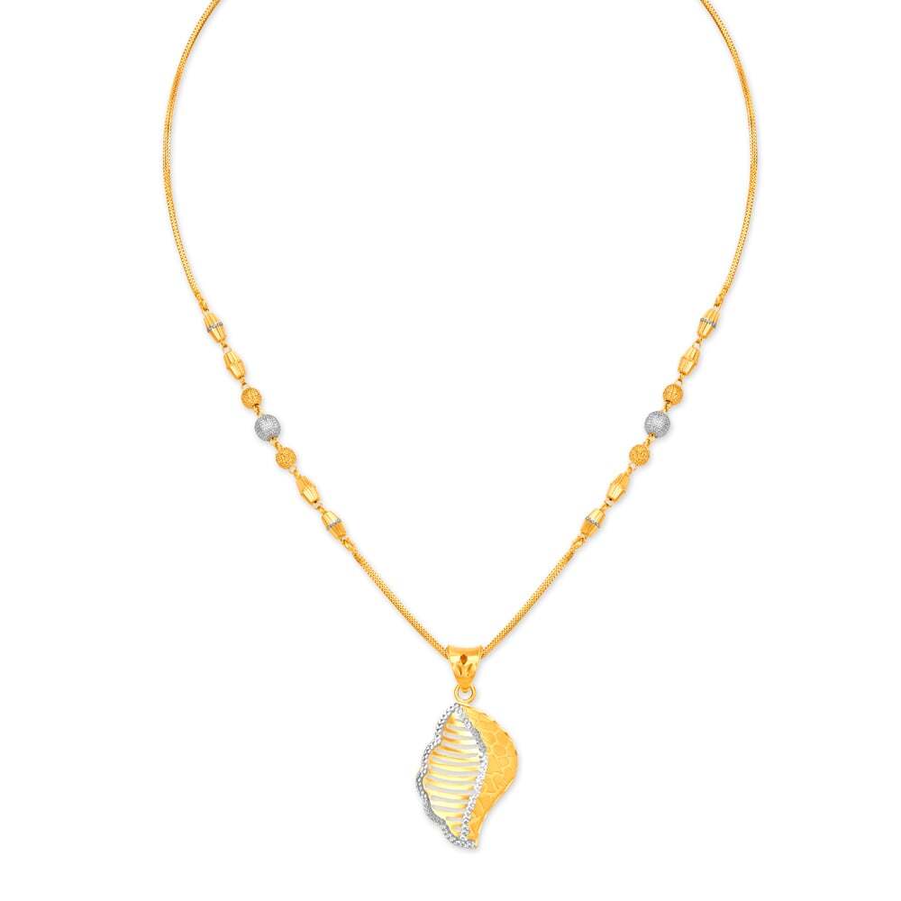 Contemporary Gold Necklace For Party in Tirupati at ₹ 6,458 Gm