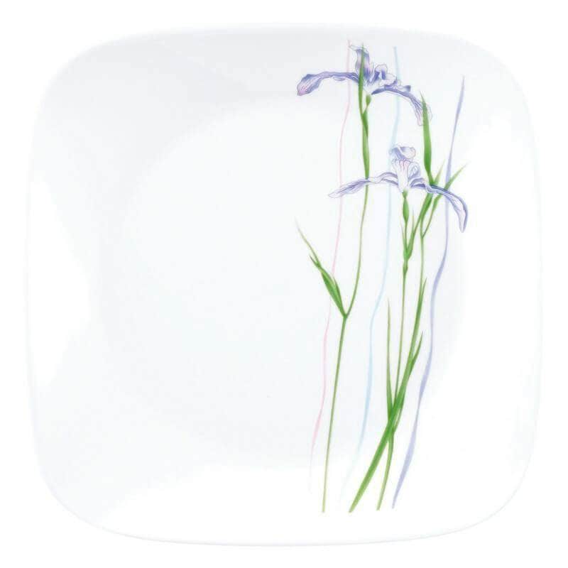 Corelle Square Round Asia Shadow Iris Square Round Bread Butter