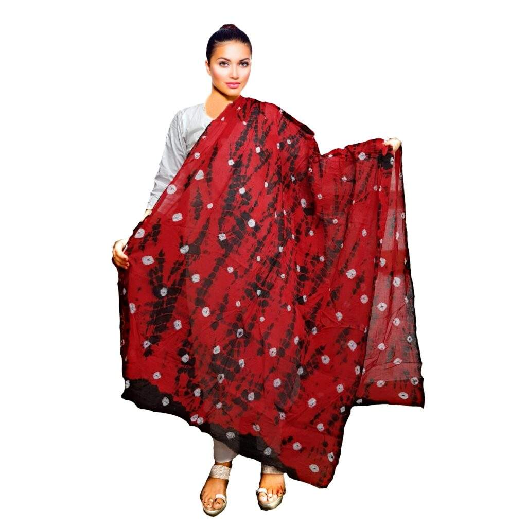 Cotton Bandhani Dupatta in Udaipur-Rajasthan at ₹ 55 ₹ 247