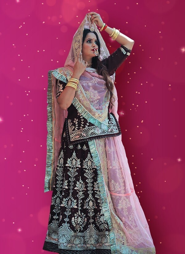 rajasthani dress for ladies online Cotton Yellow Women Suit in Bikaner at ₹ 600 / Set by Ab Creations By Aaskaran Banthia rajasthani dress