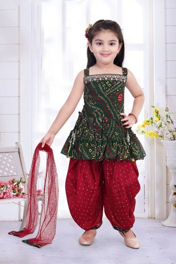 Ethnic Wear Punjabi Dress For Year Girl Cotton Punjabi Salwar Suit