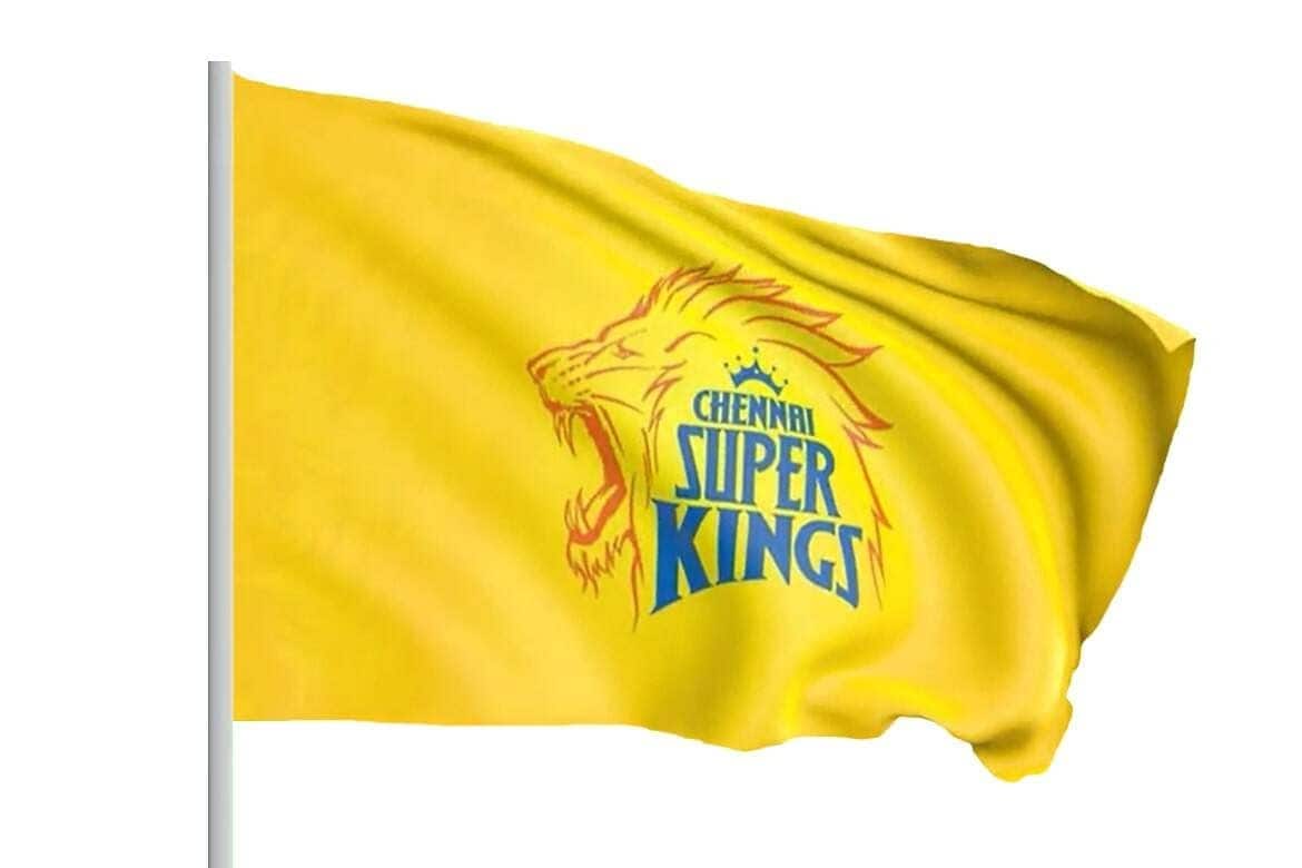 Rectangular Printed Chennai Super Kings Flag in Chennai at ₹ 350