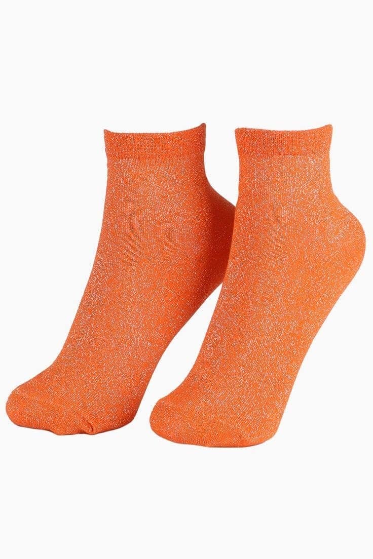 Cotton Orange Women Socks