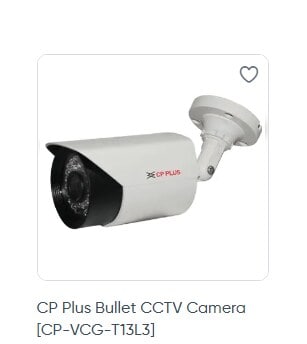 CP Plus CCTV Camera [CP-VCG-T13L3] in Durg at ₹ 2,050 Unit by