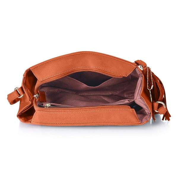 Caprese Women's Valerie Womens Sling Bag (Orange) in Nandyal at