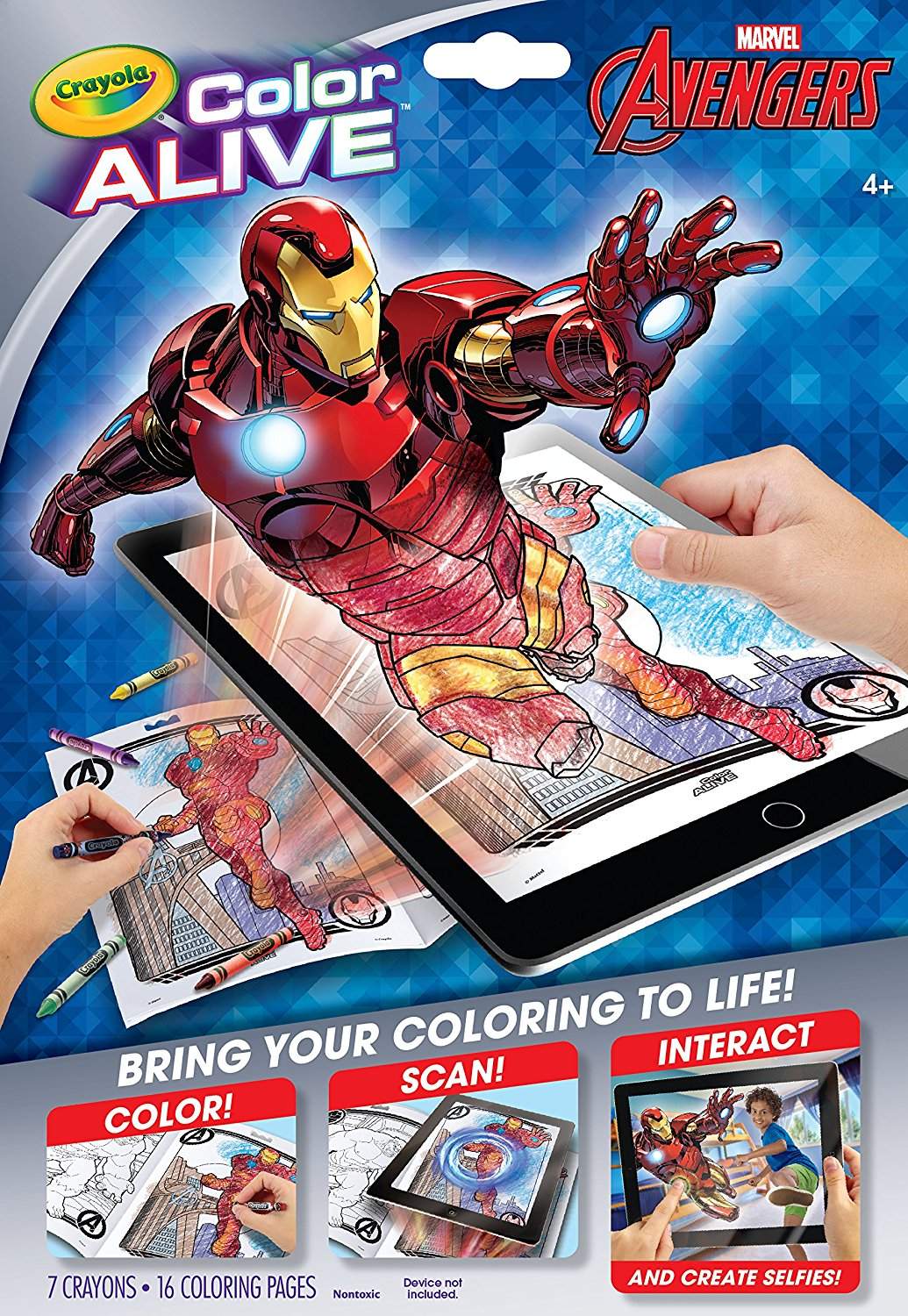 Buy Crayola Avengers Color Alive Action Coloring Pages Features Price Reviews Online In India Justdial