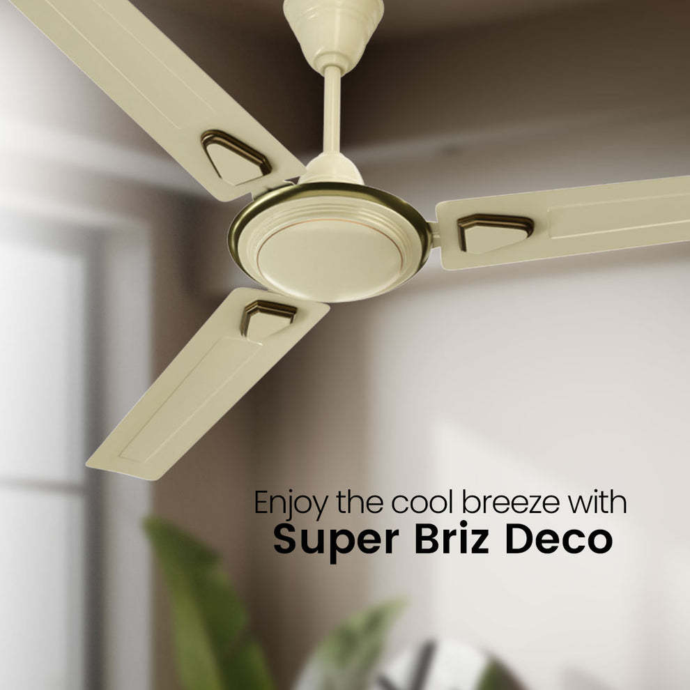 Crompton Surebreeze Super Briz Deco Electric Fans Star (Birken