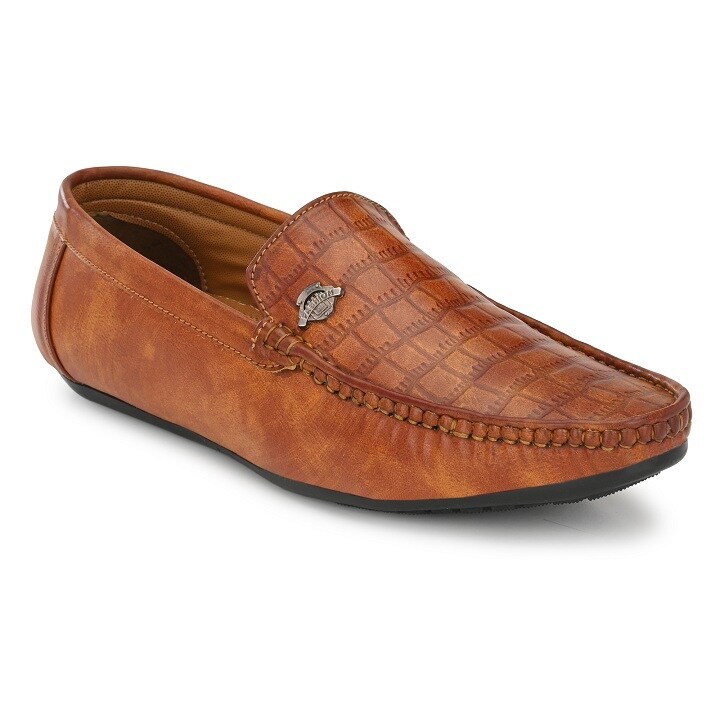 Vintage Exotic Crocodile by Paris Shoes Mens 10D Custom Made Brown Dress Loafers Vintage Exotic Crocodile by Paris Shoes Mens 10D Custom Made  main image 4