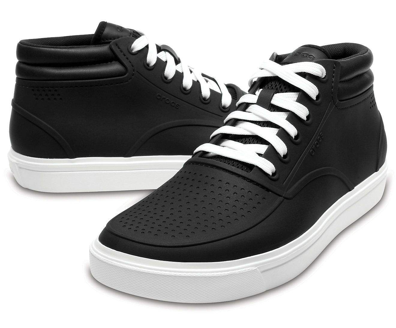 Crocs CitiLane Roka Chukka Black/White Men Boot [204686-066] in