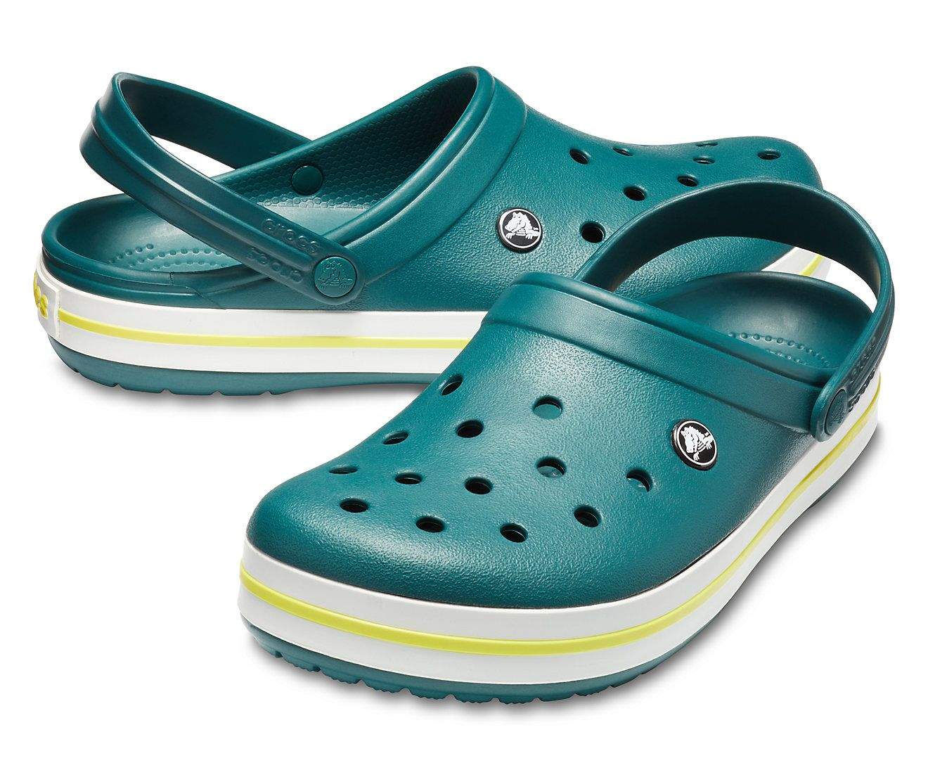 COCOMINT Crocs Crocband Evergreen/Tennis Ball Green Unisex Clog [11016-3S0