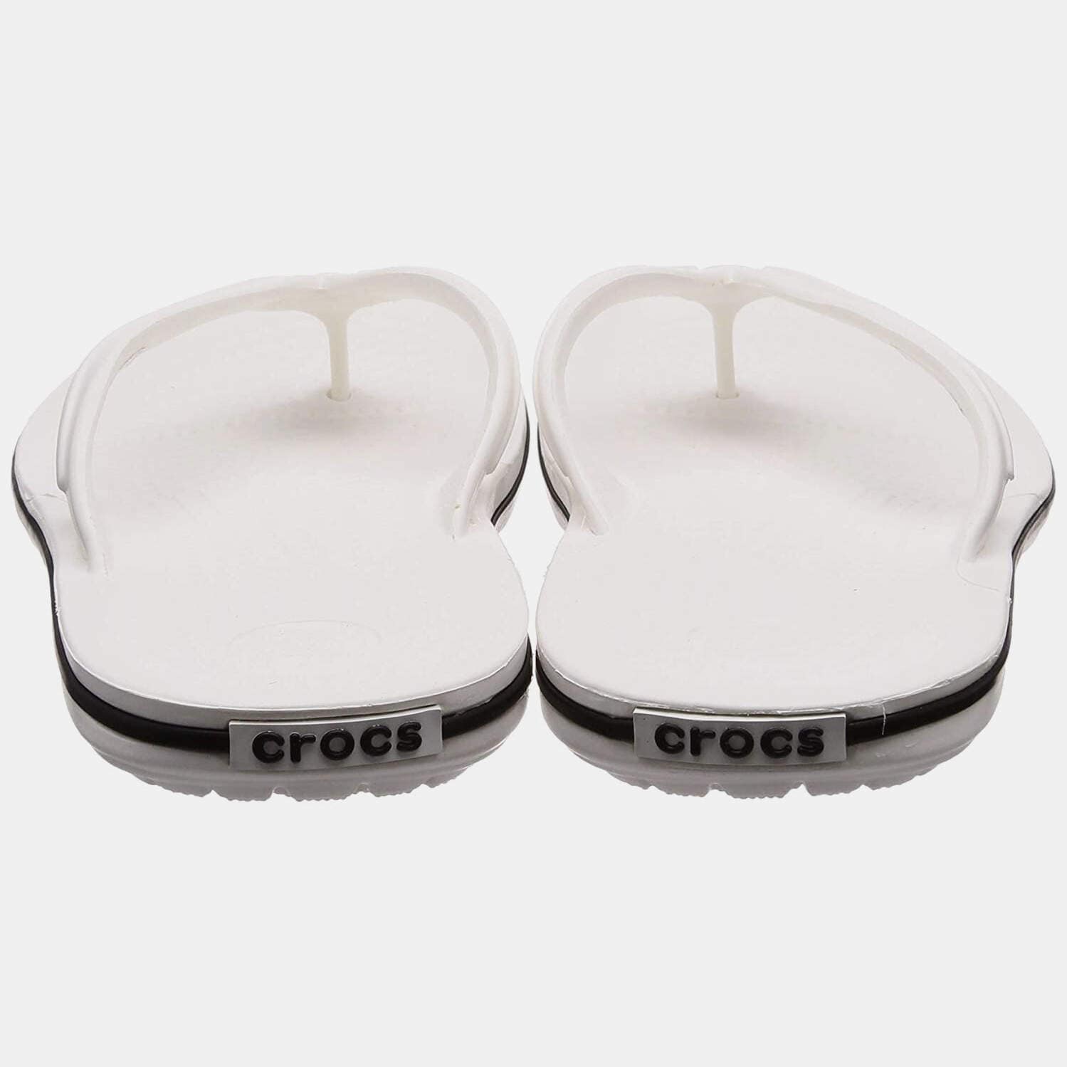 Crocs Crocband Flip Flops Thong Sandals Unisex'S Color White in