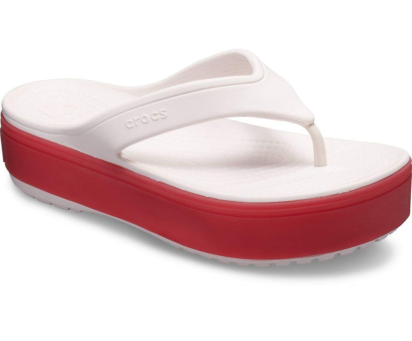 crocs crocband platform flip