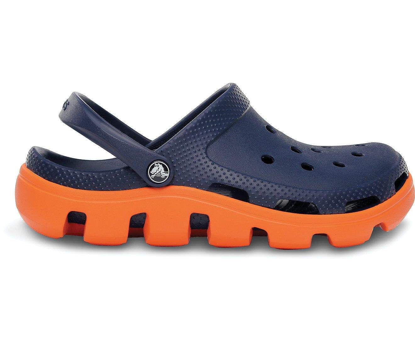 Crocs Duet Sport Navy/Orange Unisex Clog [11991-487] in Delhi at