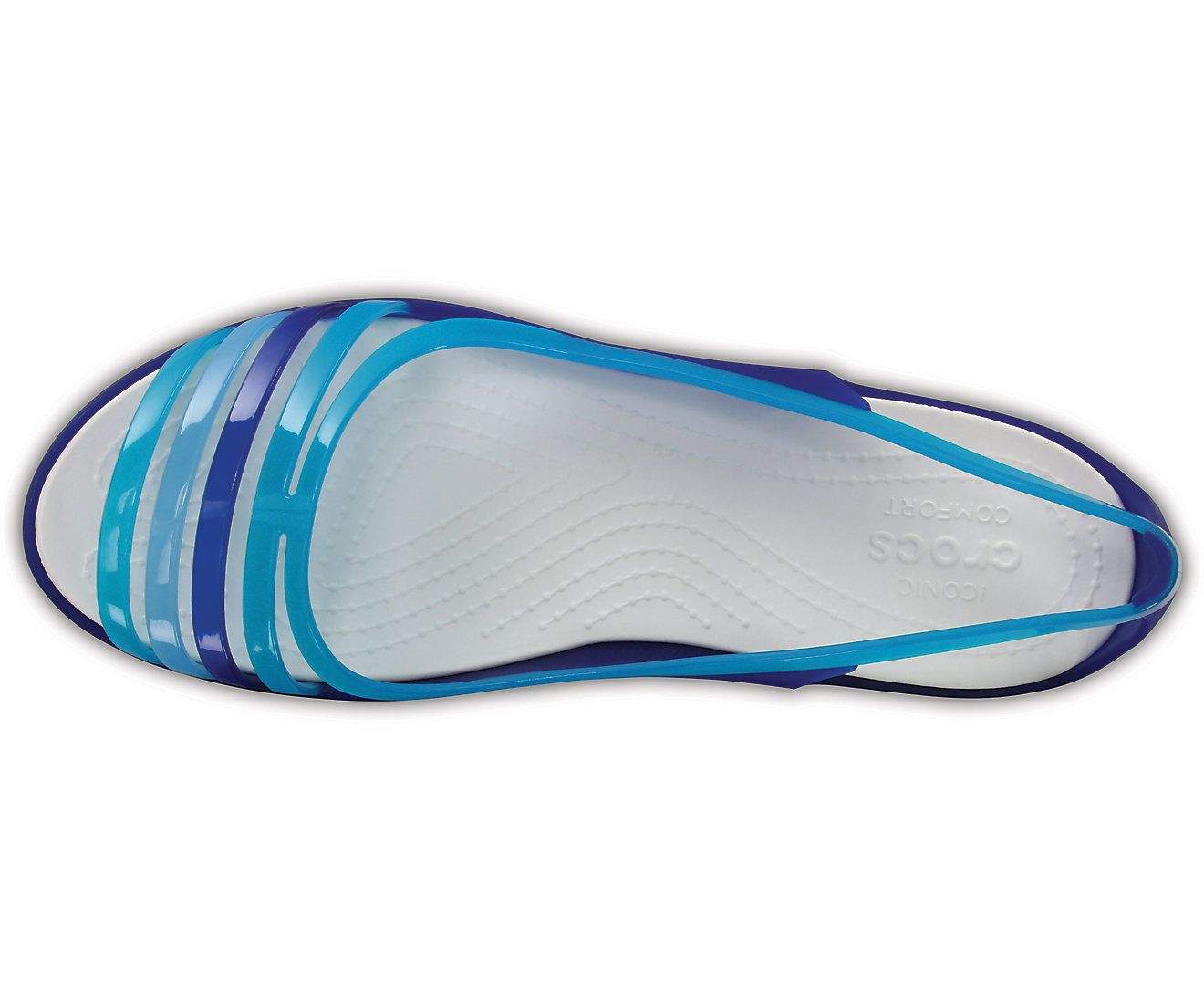 crocs isabella huarache blue