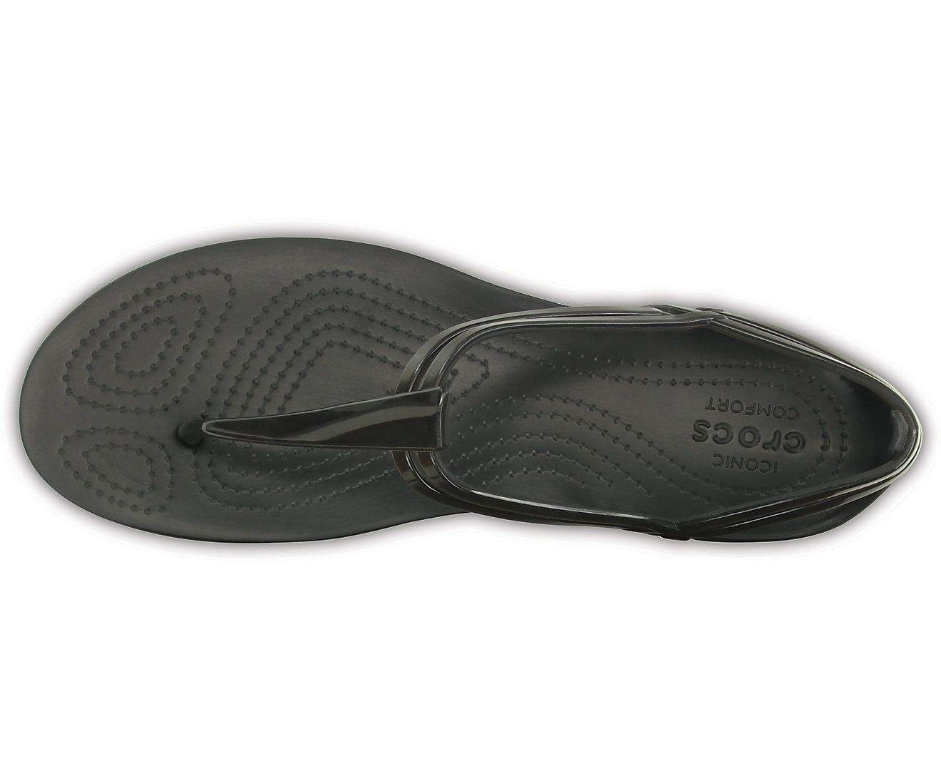 Crocs Isabella T strap Black Women Sandal [202467-001] in Mumbai