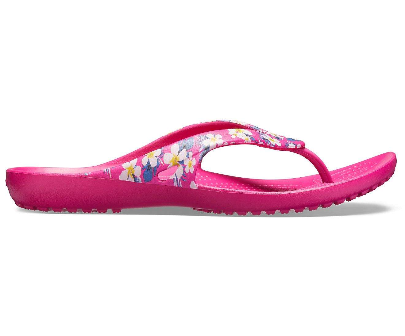 Crocs Kadee II Seasonal Floral/Candy Pink Women Flip [205635-92L