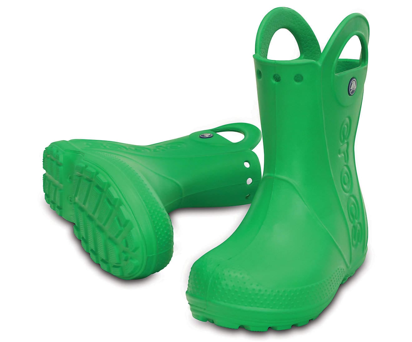 Crocs 12803 Kids Handle It Rain Boot (Grass Green) in Indore at