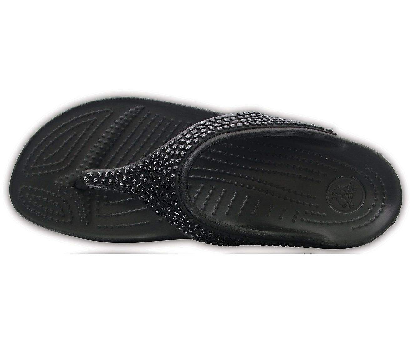 Crocs Sloane Embellished Black Women Flip 204181 060 3 in Mumbai