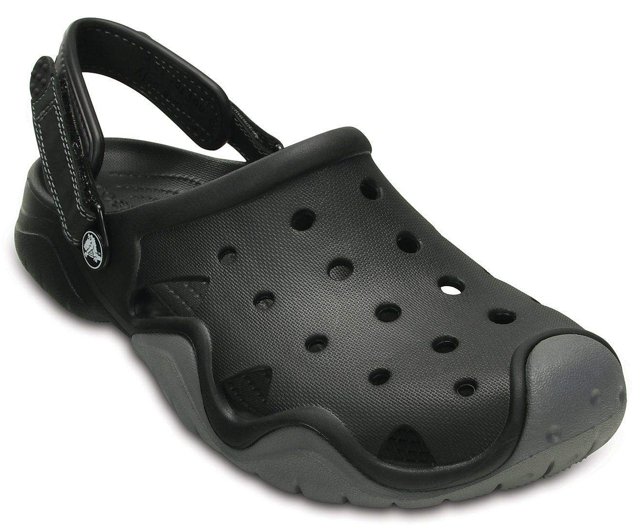 Crocs Swiftwater Black/Charcoal Men Clog [202251-070] 11 in Delhi