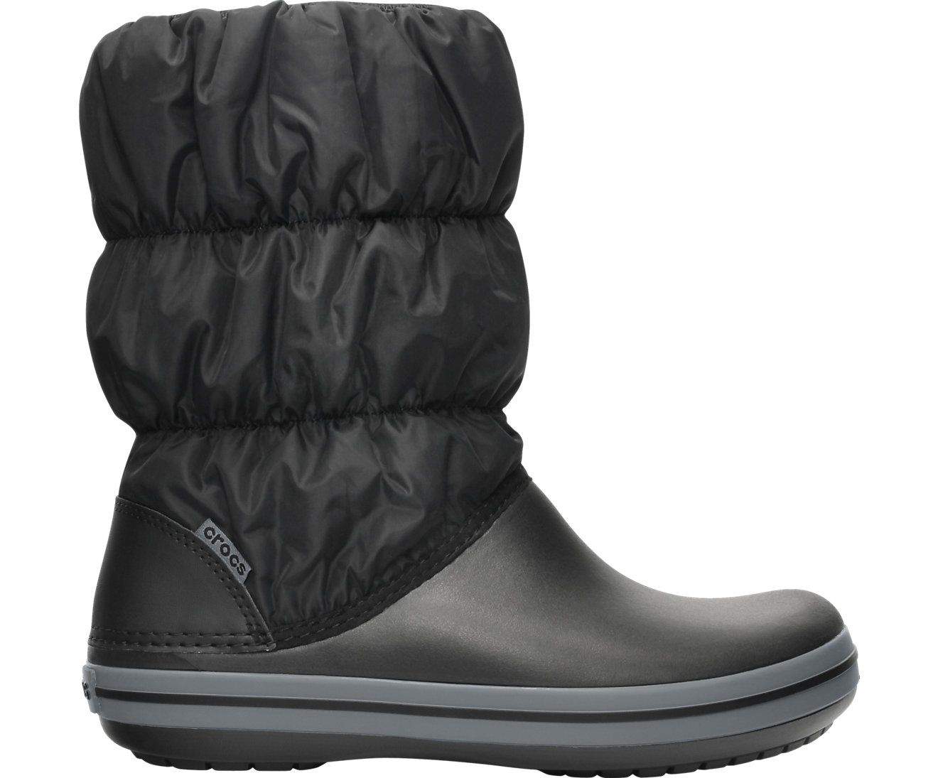 Crocs Winter Puff Black/Charcoal Women Boot [14614-070] in