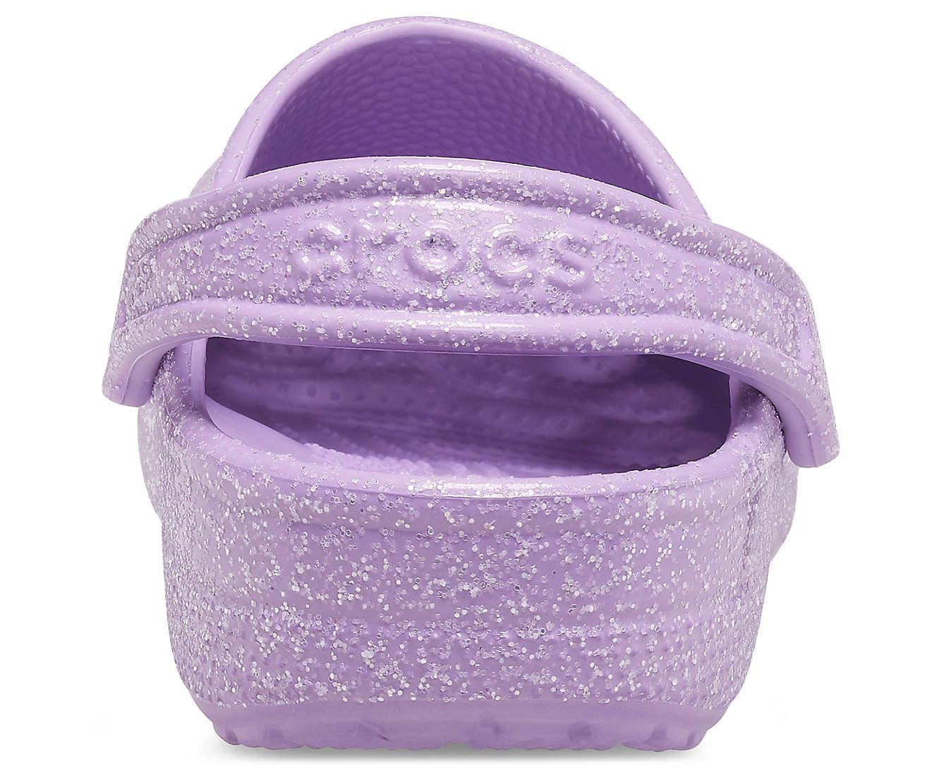 Crocs 205942 Women's Classic Glitter Clog Sandal (Orchid) in Patna