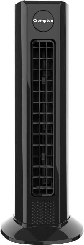 Crompton AIRBUDDYBLK Tower Fan (Black, Pack of 1)
