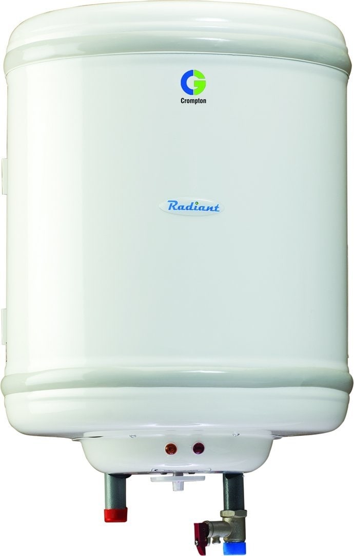 Crompton Radiant SWH06LT 6 ltr Storage Geyser (White) in Ahmednagar at best  price by Ridhi Sidhi Electricals - Justdial